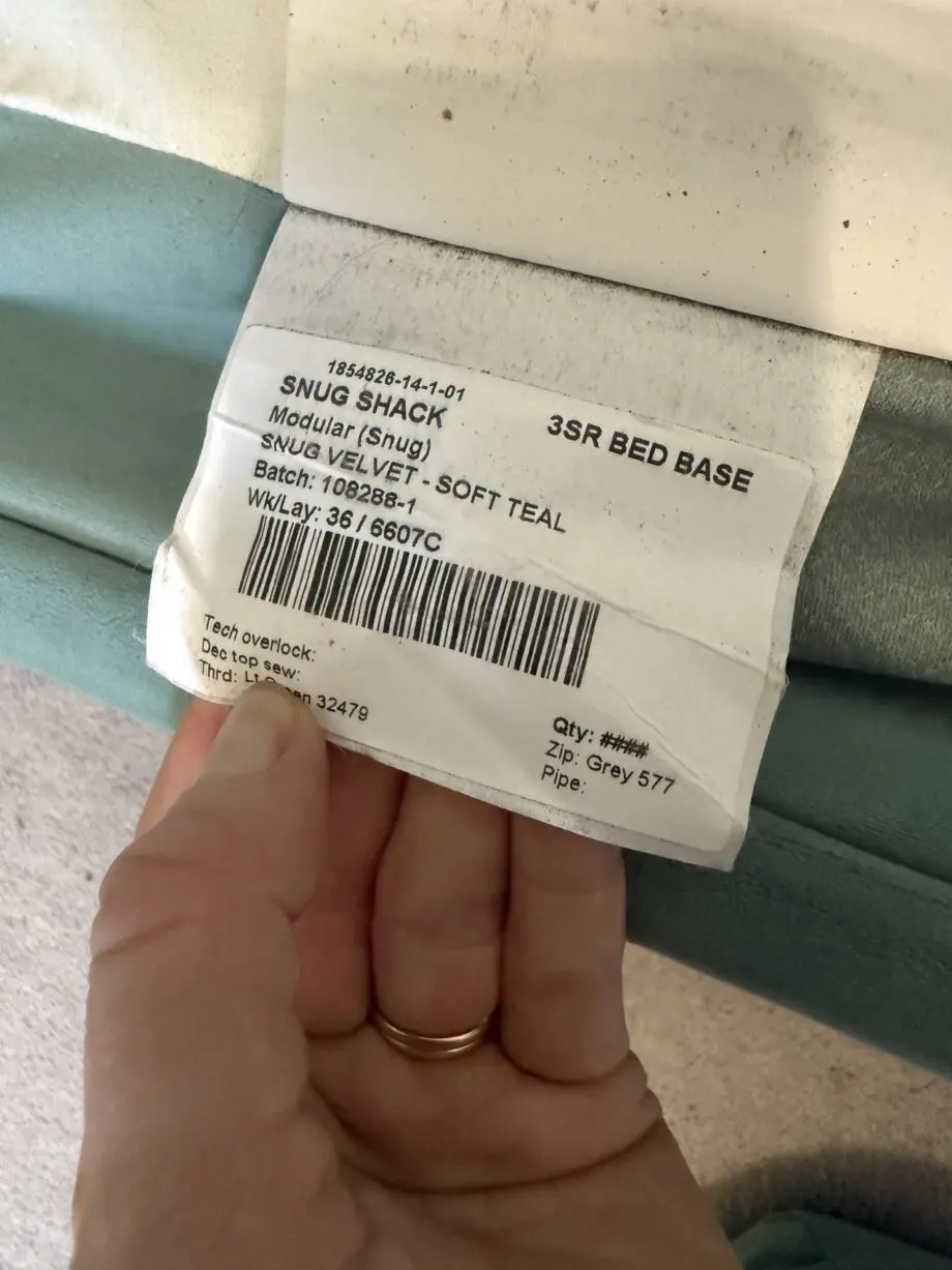 Snug Cloud Sundae 3 Seater Sofa Bed - Warm Teal