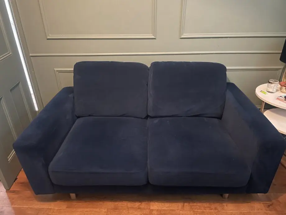 Snug Navy Blue 3 Piece Sofa Set