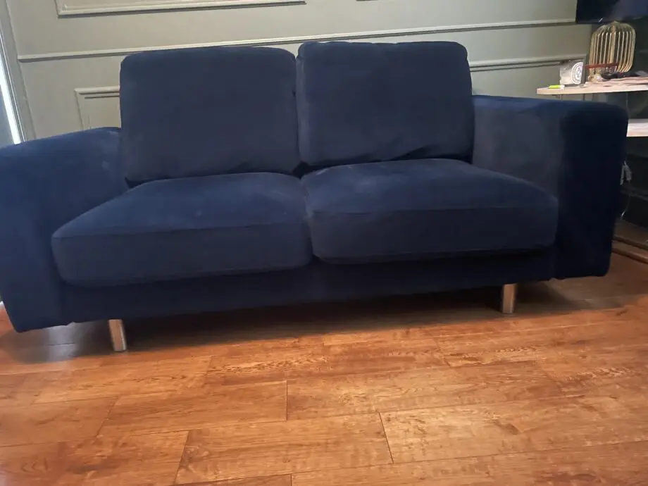Snug Navy Blue 3 Piece Sofa Set