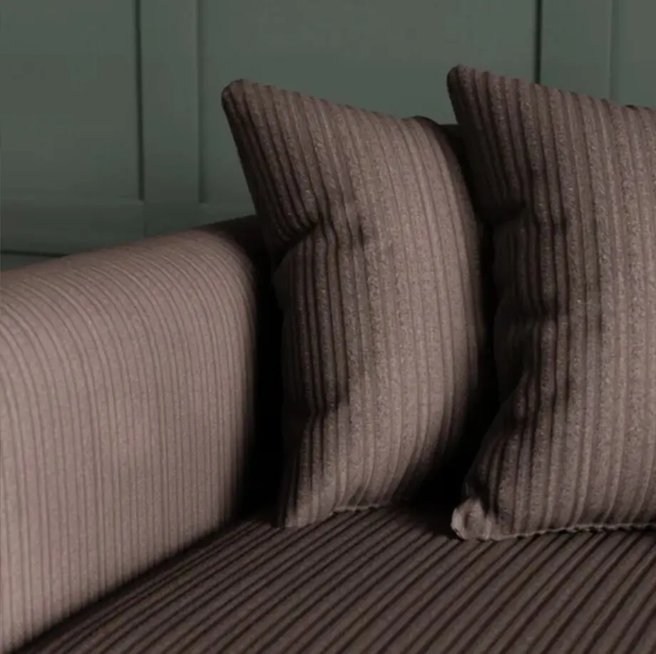 Dunelm chocolate brown sofa