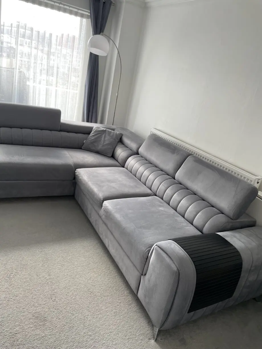 Grey Corner Sofa Bed With Storage