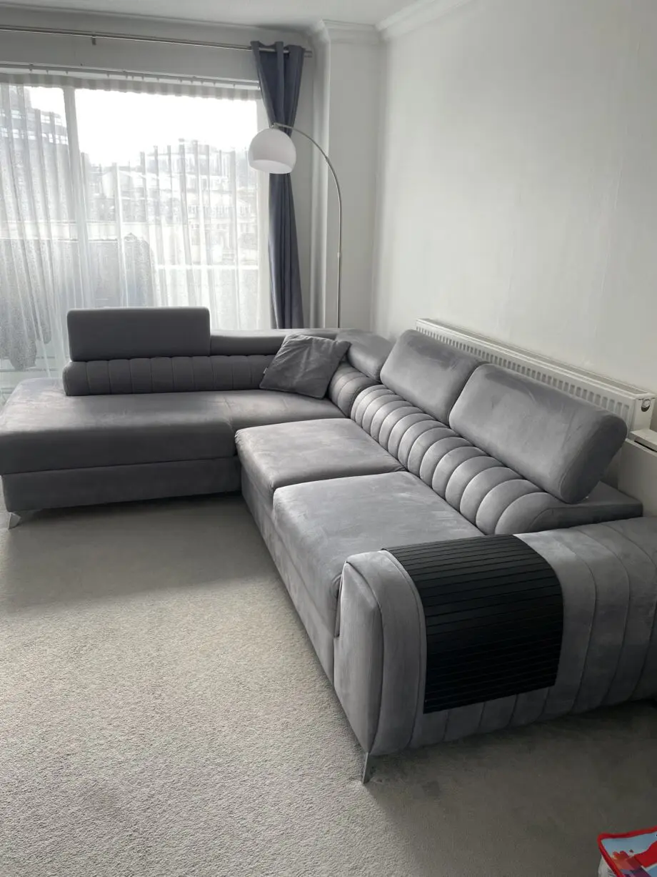 Grey Corner Sofa Bed With Storage