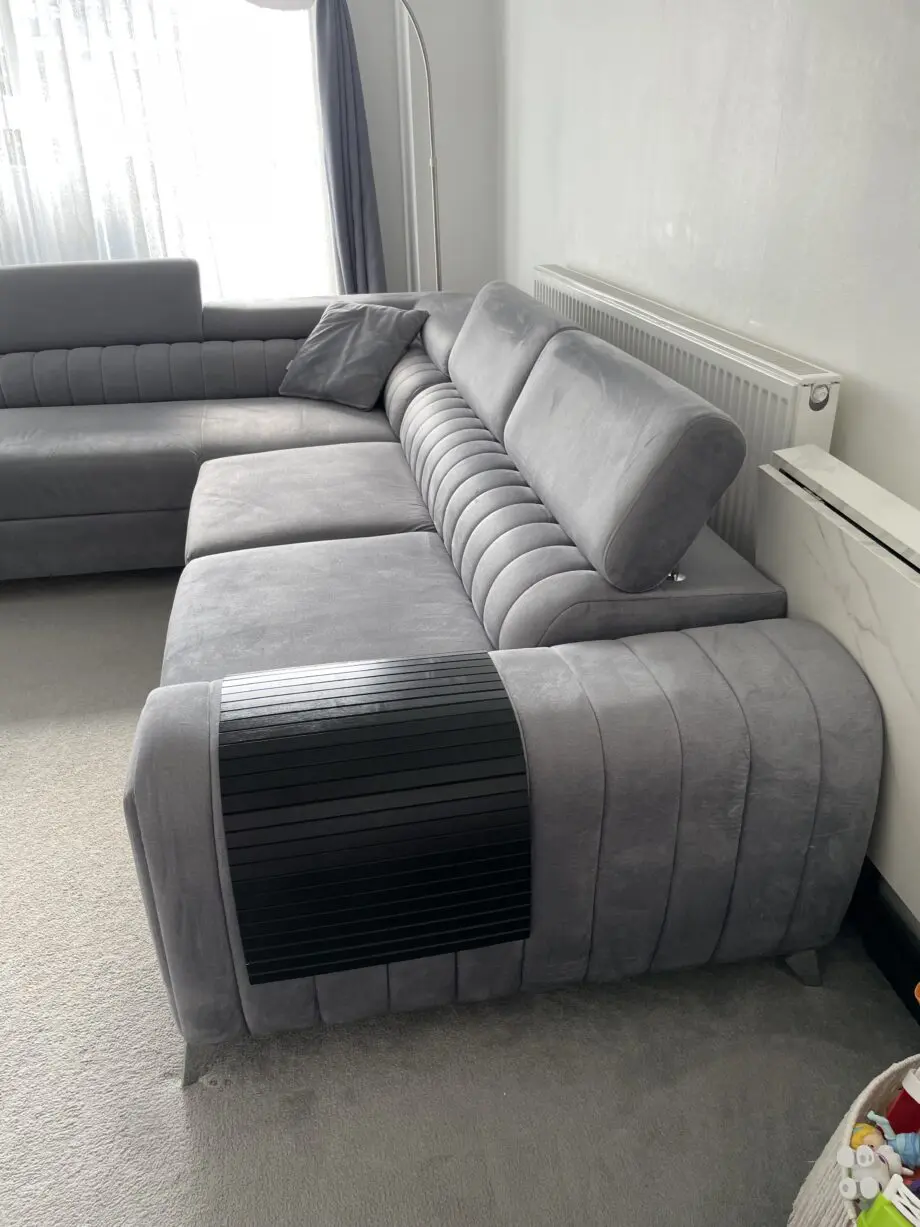 Grey Corner Sofa Bed With Storage