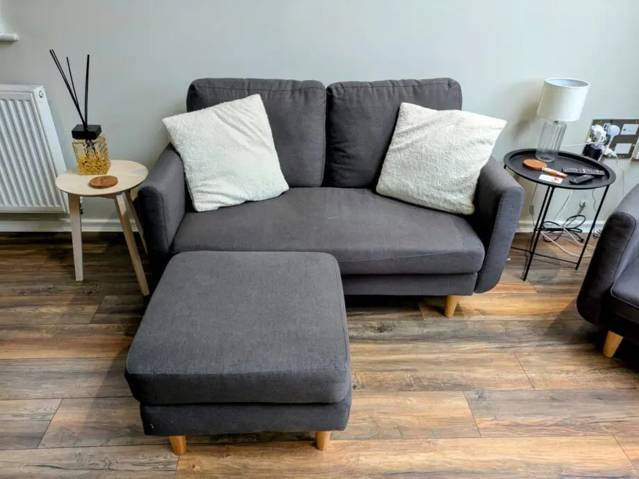 Habitat Remi two seater chaise sofa and chair