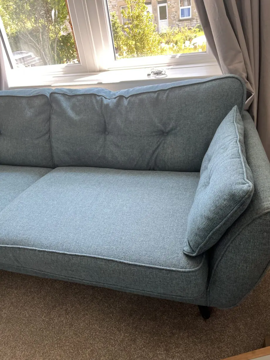 DFS, Teal, “Zinc” sofa, 4 seater