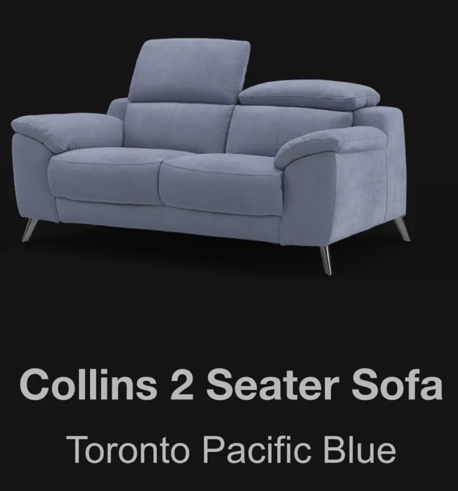 Sofology 2-seater Sofa in Toronto Blue