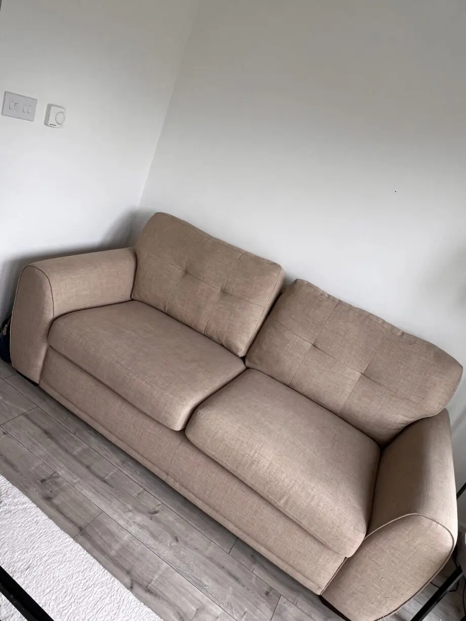 DFS Two seater sofa + 4 IKEA cushion covers