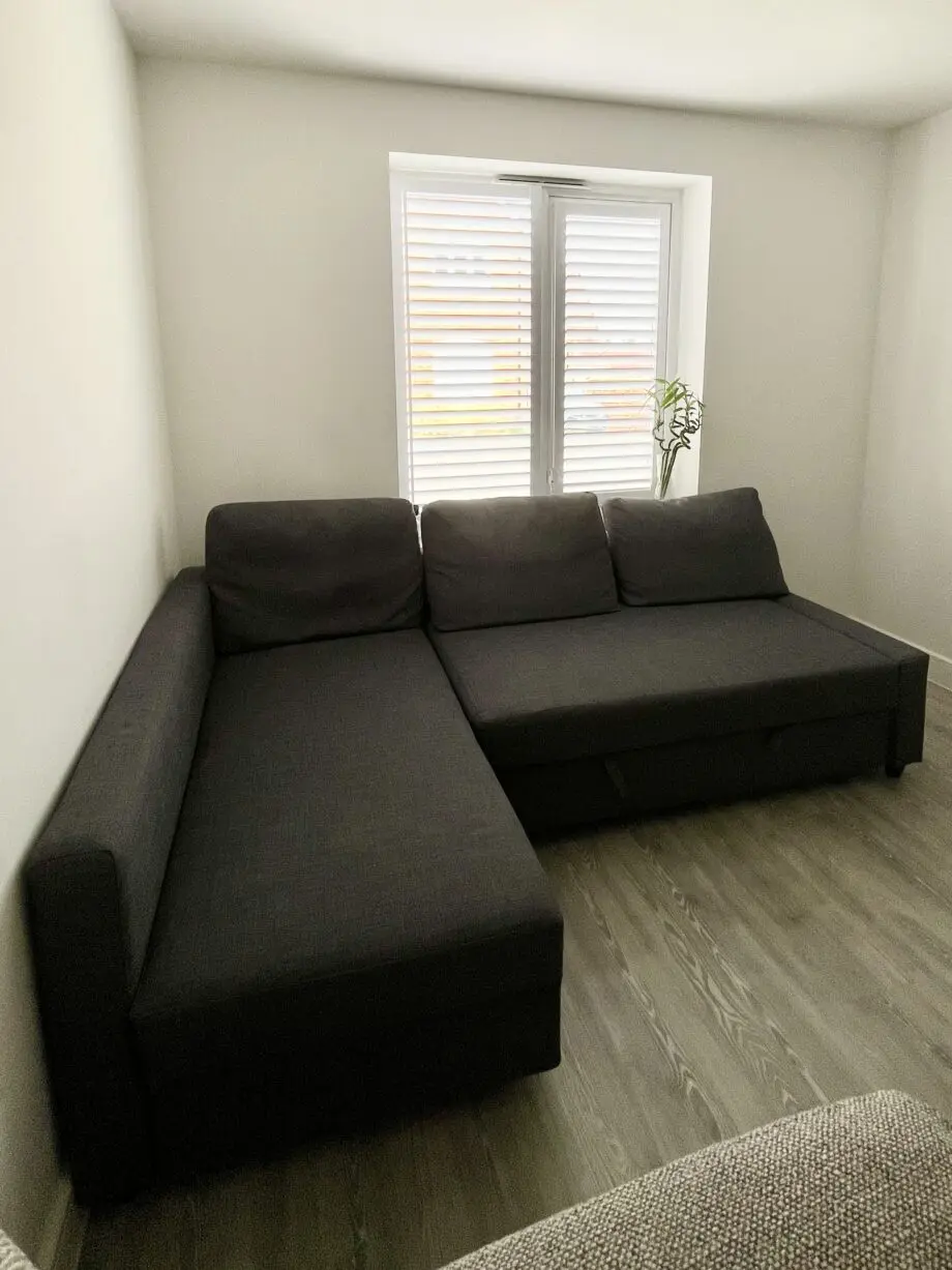 Ikea Grey Corner Sofa Bed (FRIHETEN)