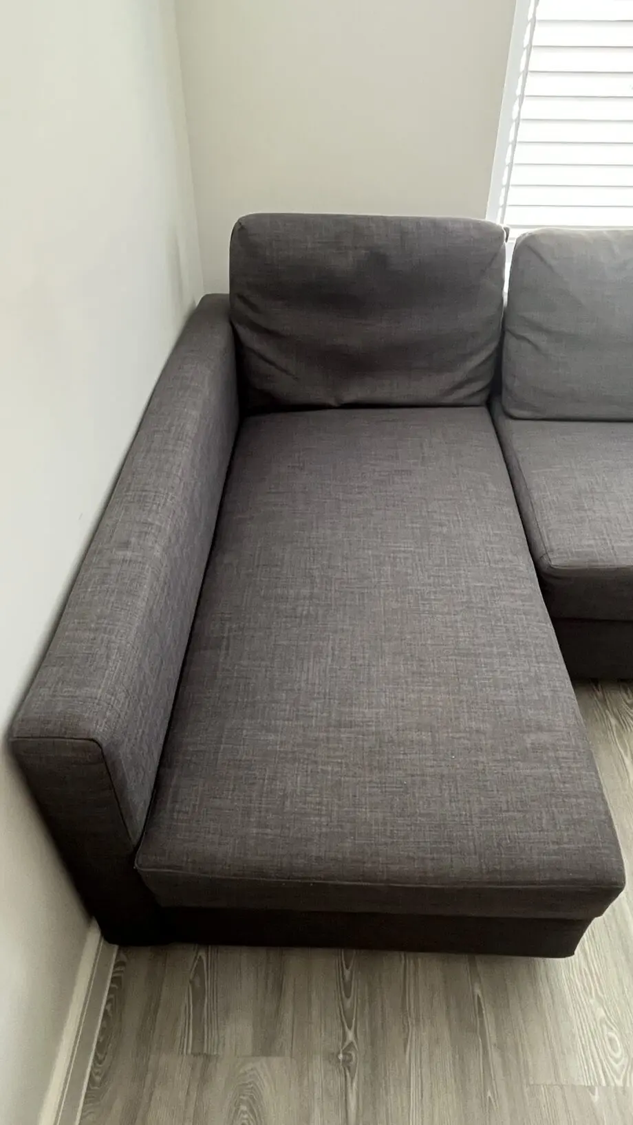 Ikea Grey Corner Sofa Bed (FRIHETEN)