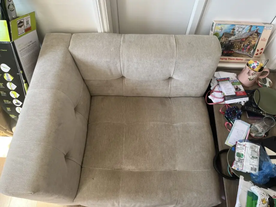 Dunelm squish tonal chenille right had facing corner modular piece