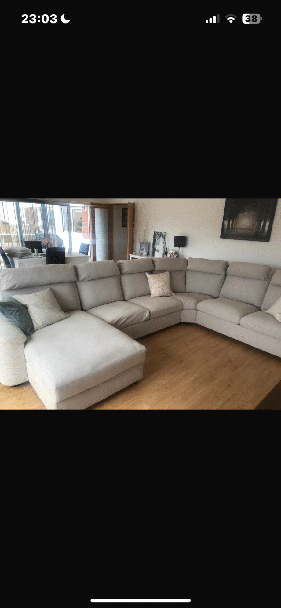 6 Seat Corner sofa with chaise lounge