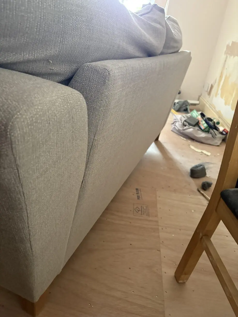 Scs grey Theo 2 and 3 seater sofas