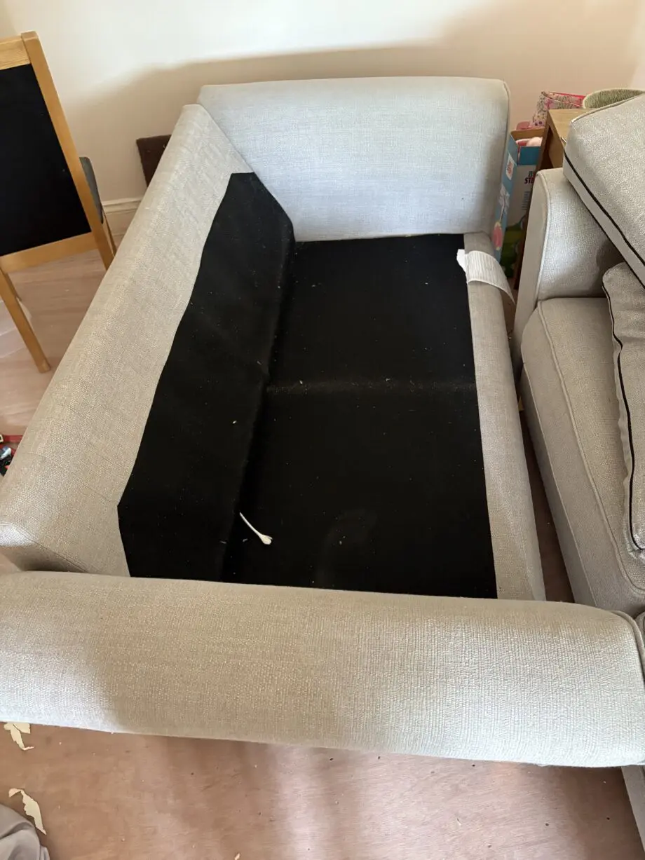 Scs grey Theo 2 and 3 seater sofas