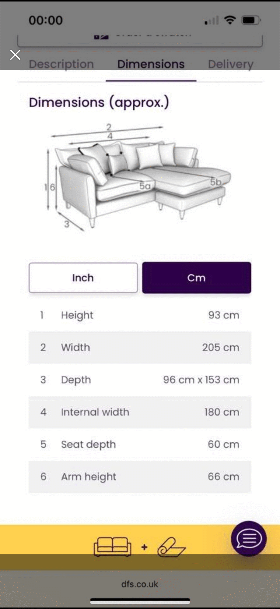 Joules Hallaton 4 seater chaise
