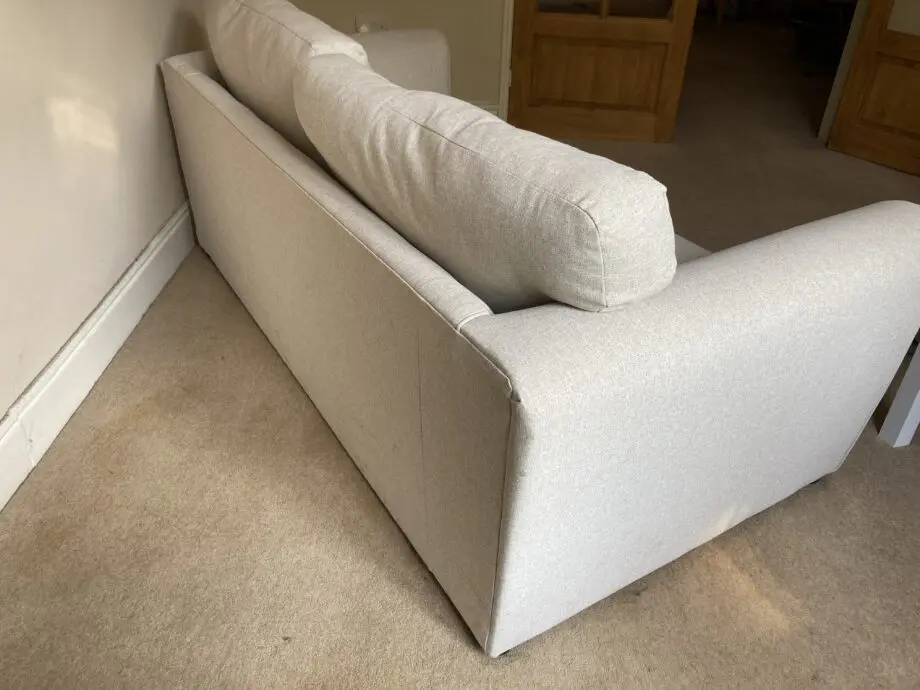 Light beige Dunelm 3 seater sofa in excellent condition