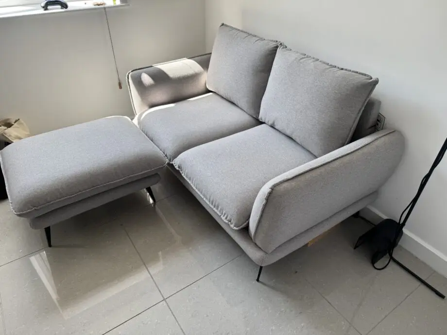 Daals Obriel 2 Seater Sofa and Footstool