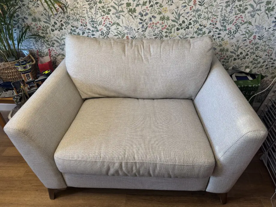 DFS Libby Grey Cuddler with Electric Footrest