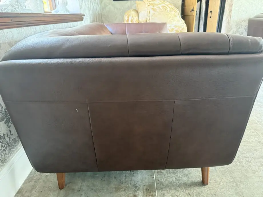 Cousins Furniture Store Linium 2 & 3 seater leather Sofas
