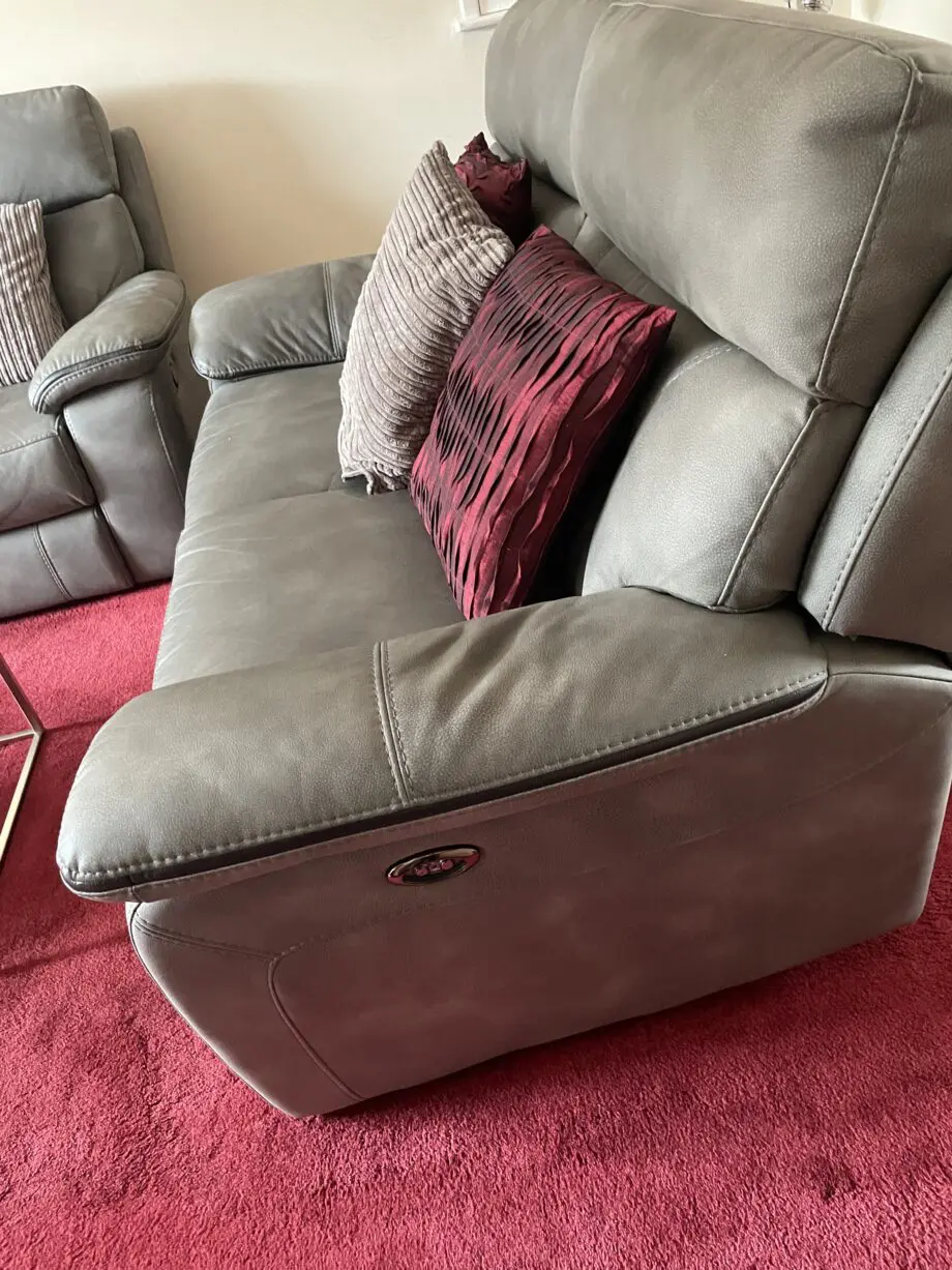 DFS Smoke Grey Bey Sofa Set