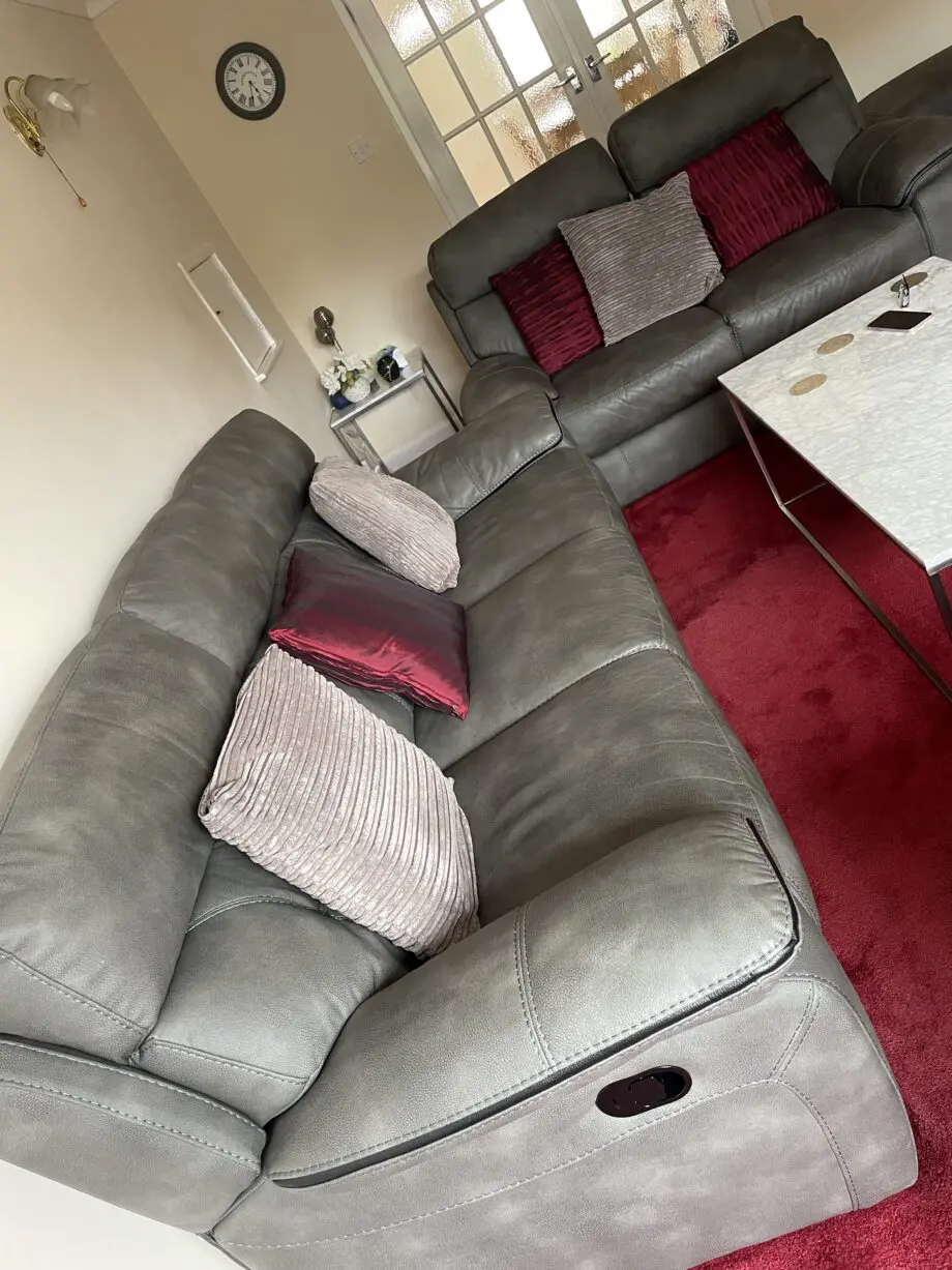 DFS Smoke Grey Bey Sofa Set