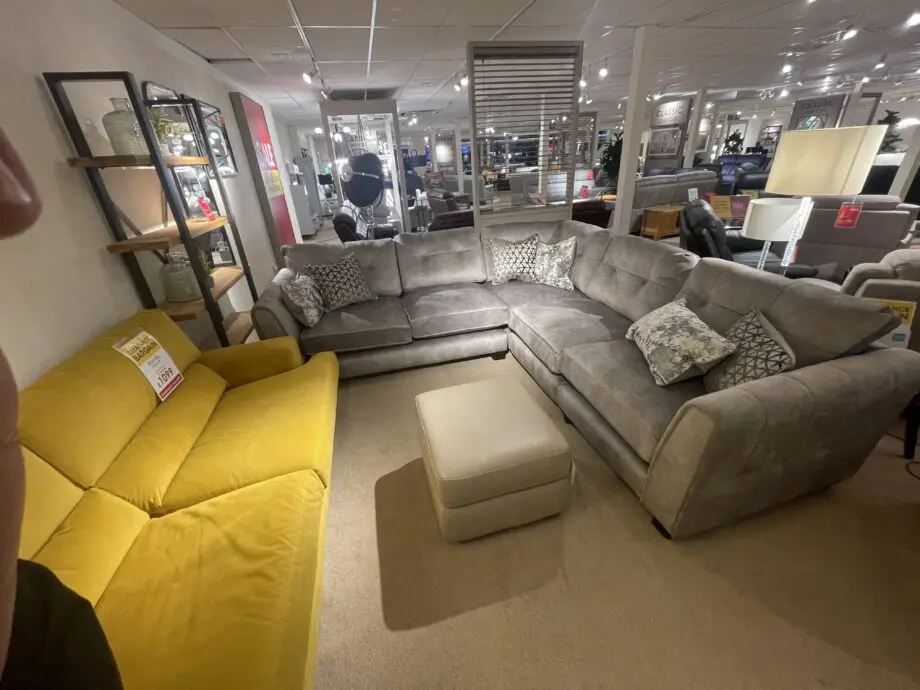 Furniture village sofa L-shape