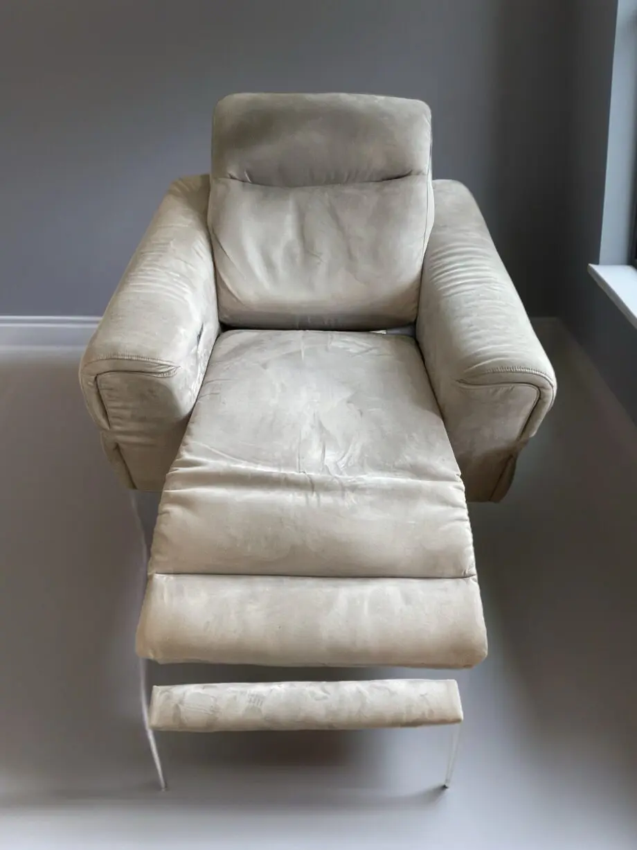 Furniture Village Anakin Grey Fabric Power Recliners