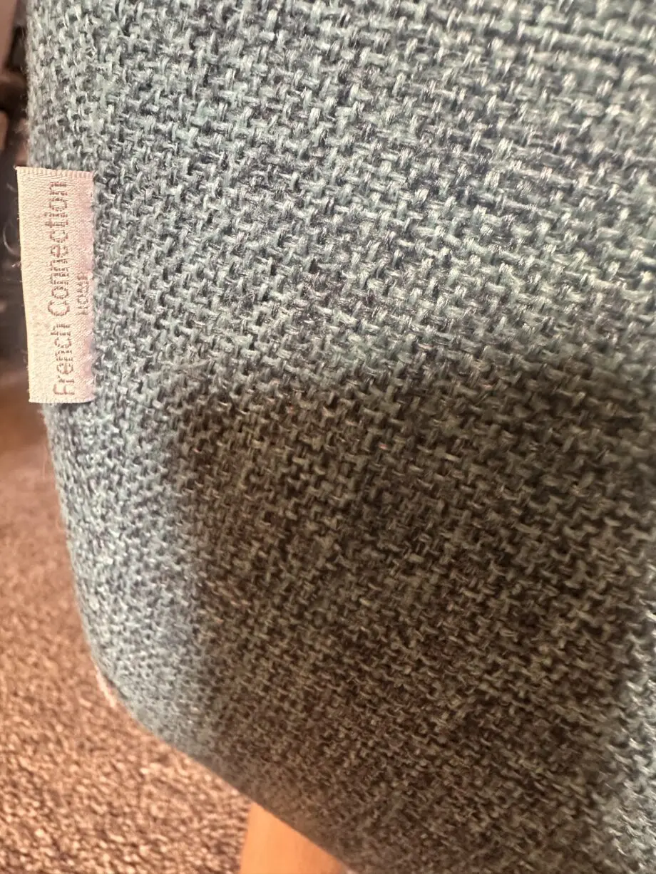 DFS French Connection Teal Zinc sofas