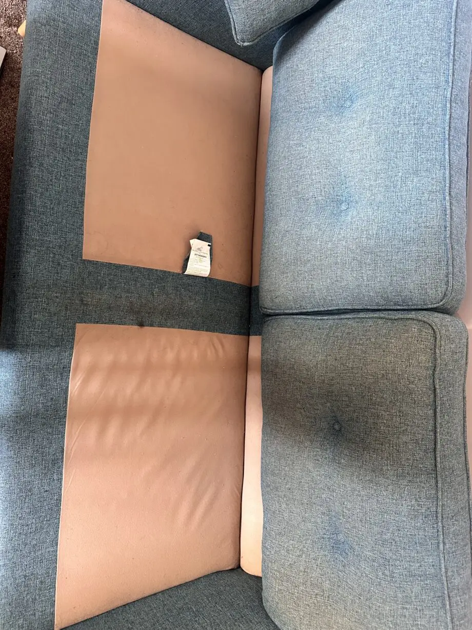 DFS French Connection Teal Zinc sofas