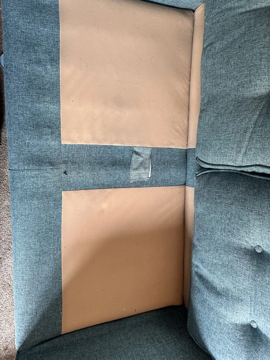 DFS French Connection Teal Zinc sofas