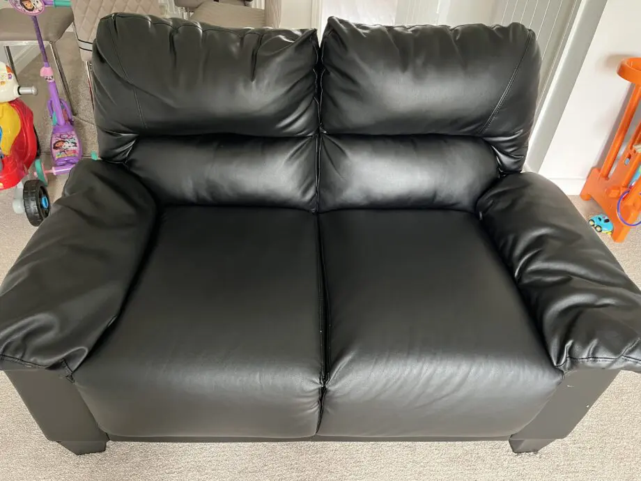 Furniture and choice black Kenton sofa