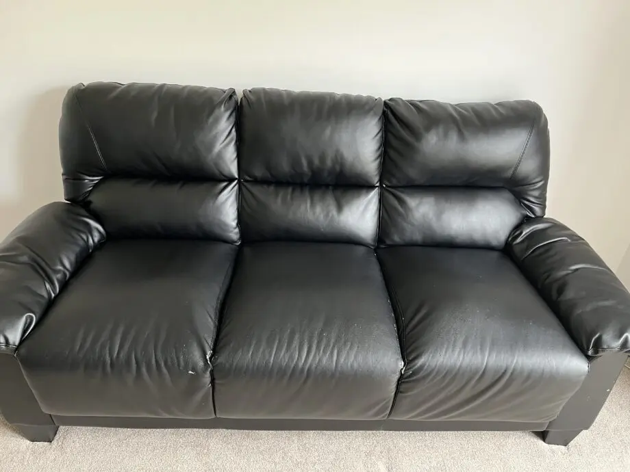 Furniture and choice black Kenton sofa