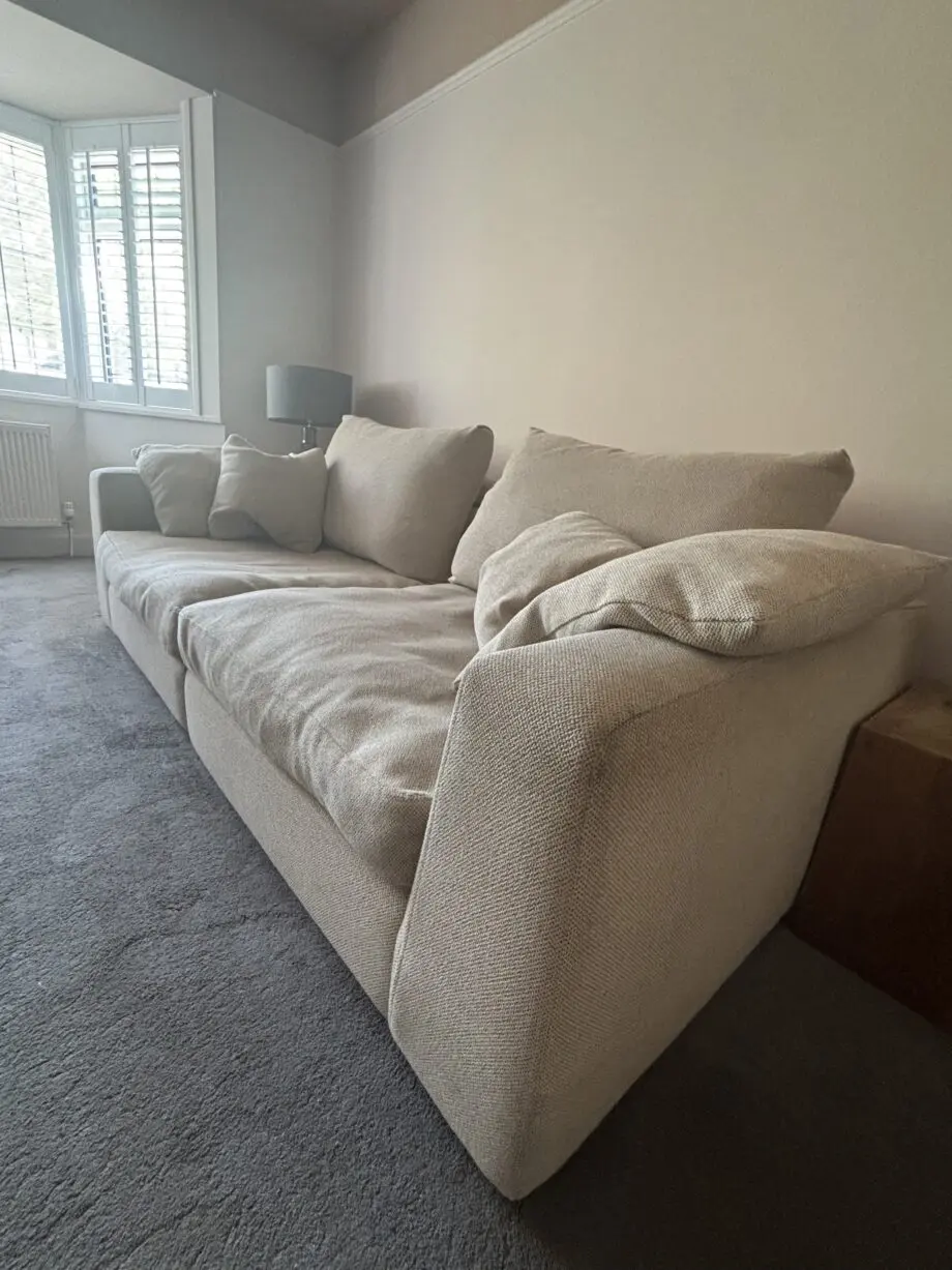 Baker and stonehouse cream sofa