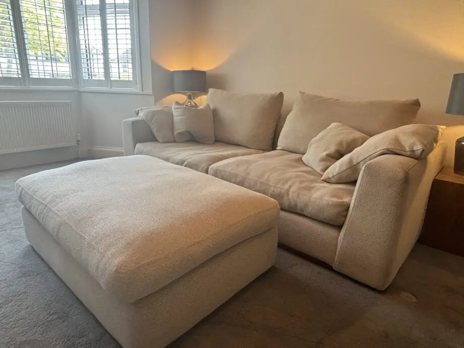 Baker and stonehouse cream sofa