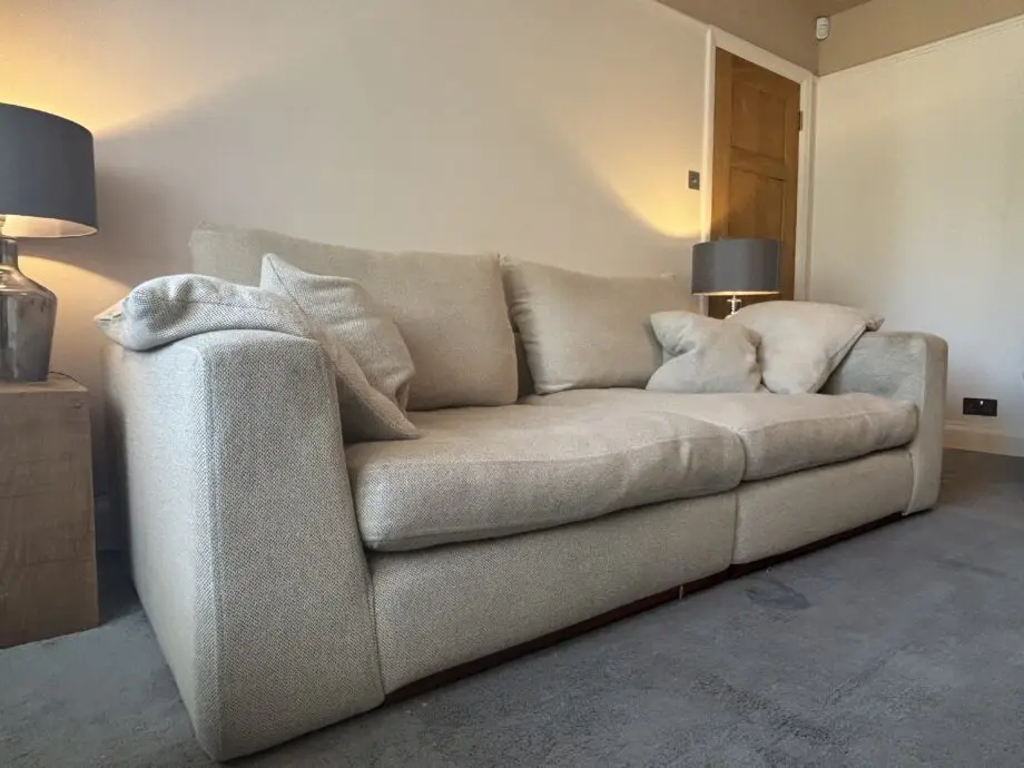 Baker and stonehouse cream sofa