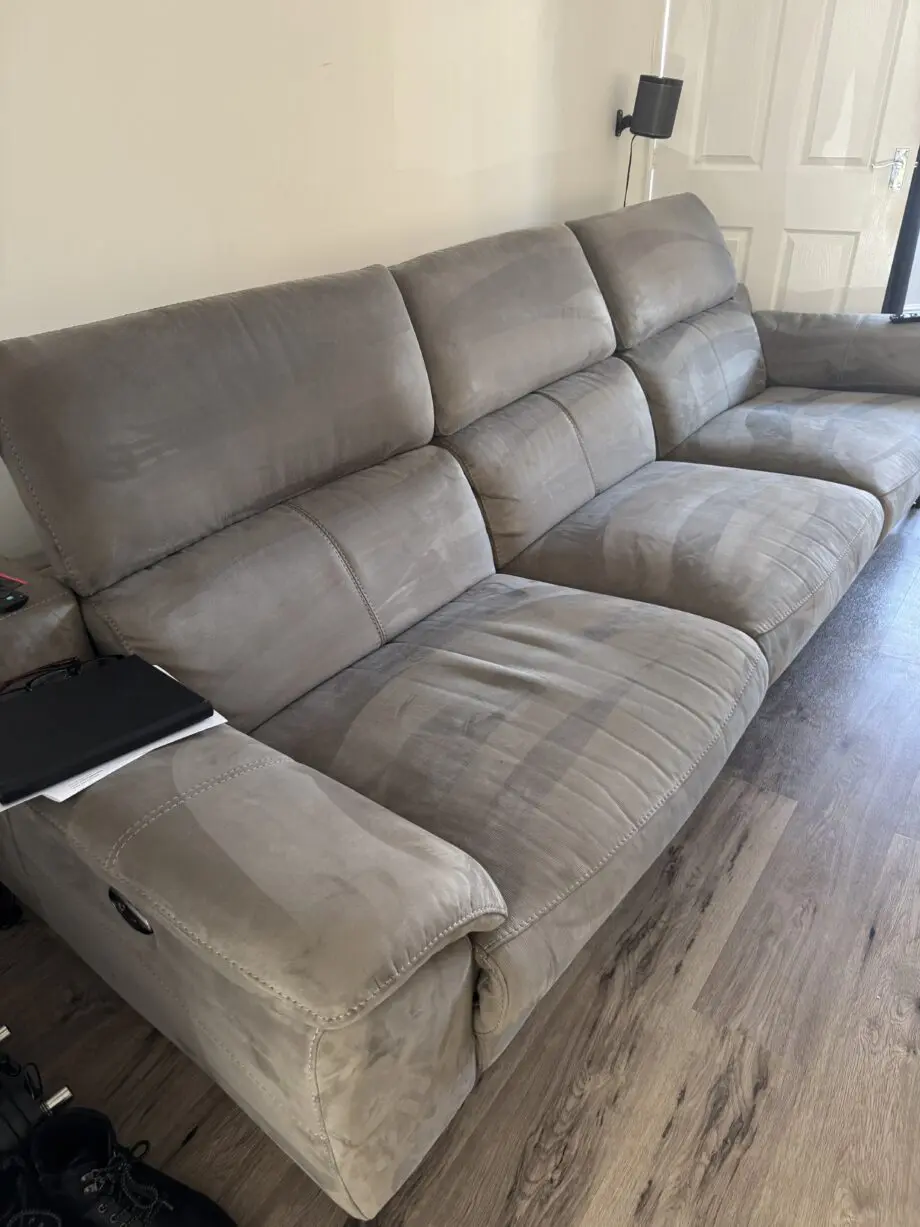 2 x Sofology electric reclining settees