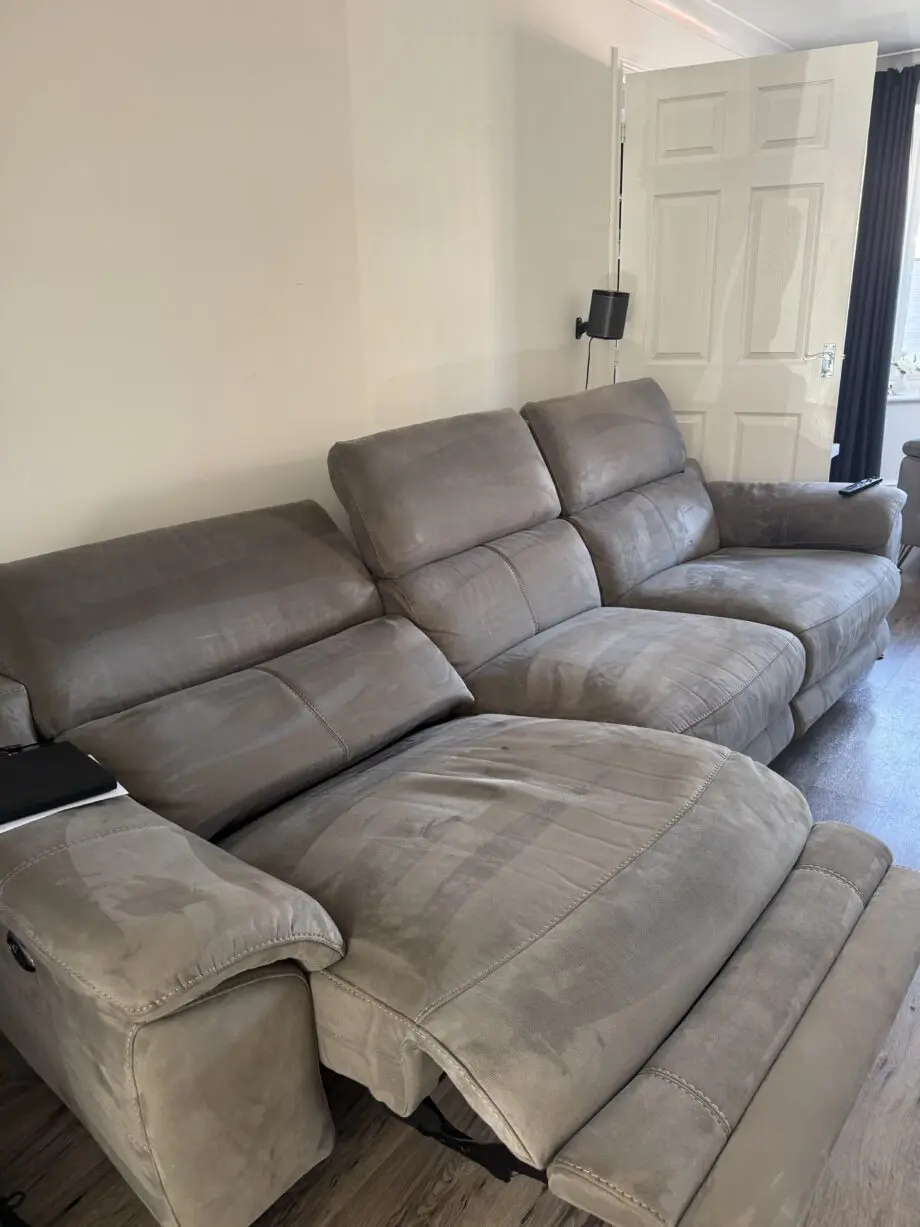 2 x Sofology electric reclining settees