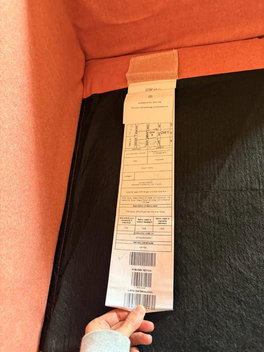 Stunning Sofa.com Isaac corner sofa in coral