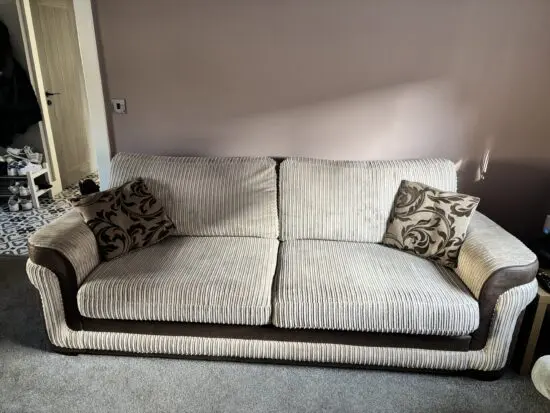 2 x 4 seater sofas