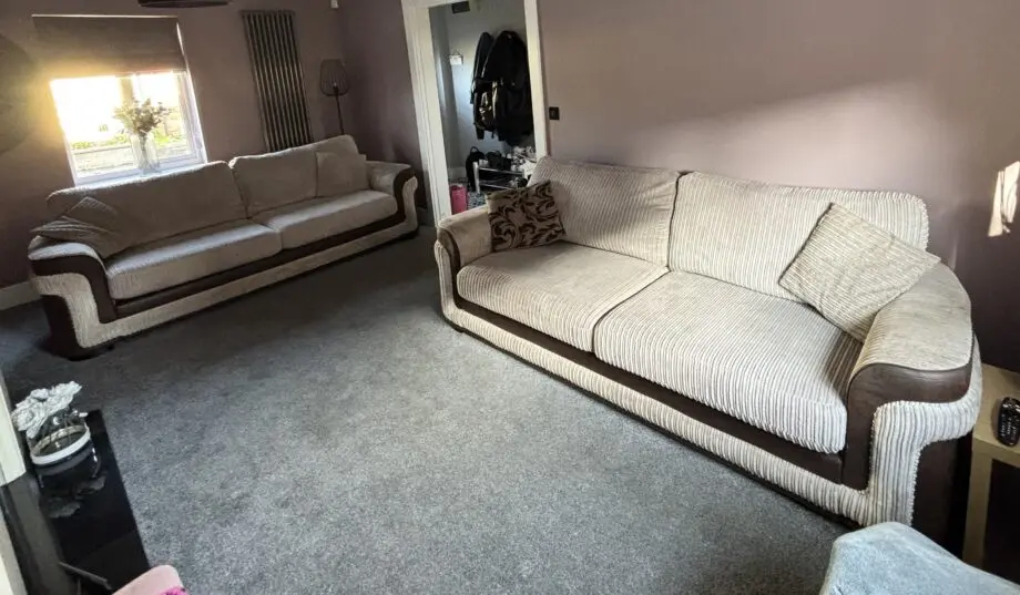 2 x 4 seater sofas