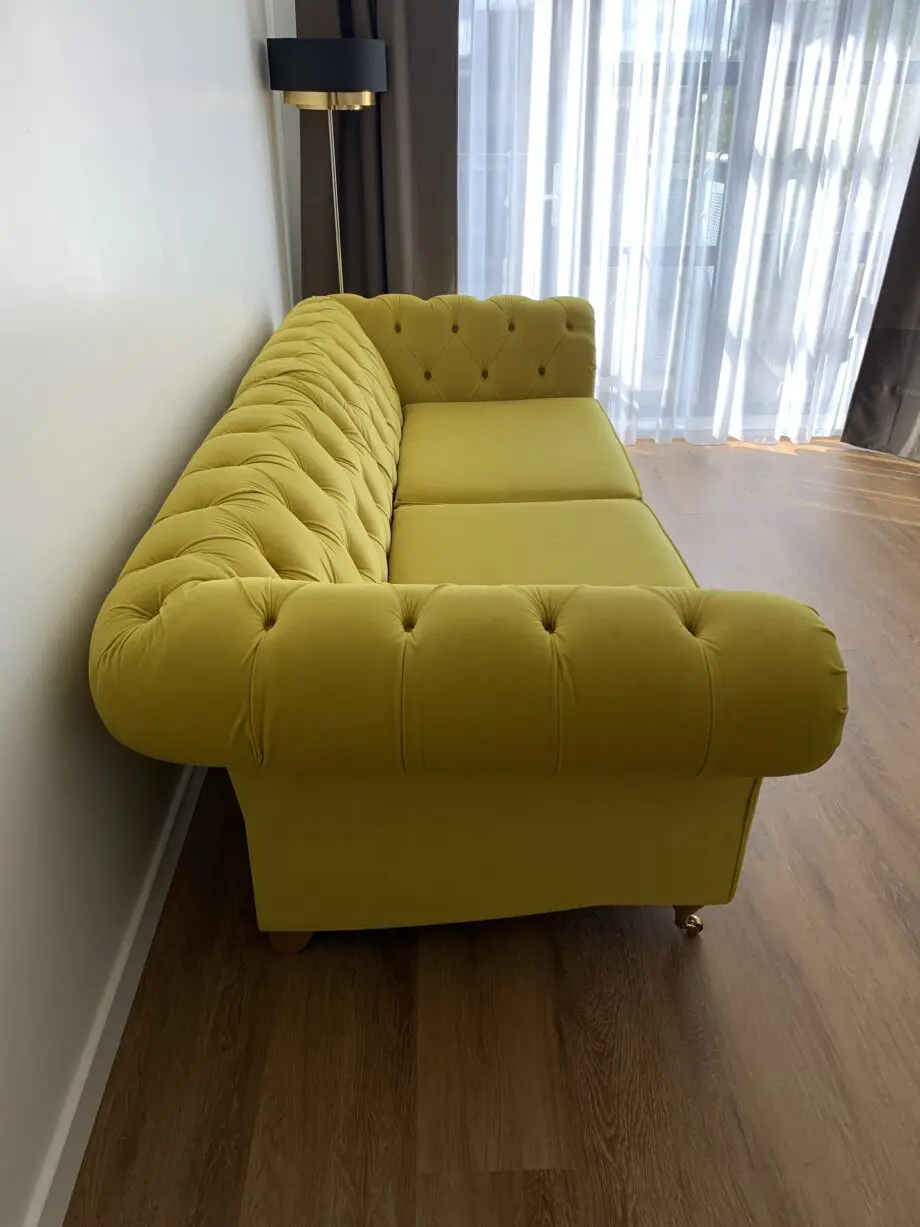 Next Sofa - Gosford Buttoned Back - Plush Velvet