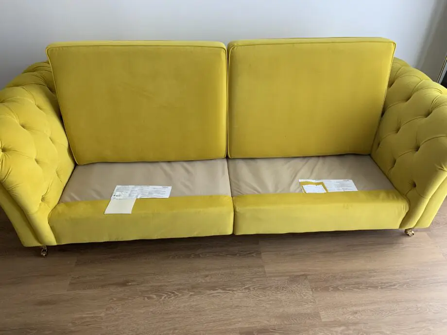 Next Sofa - Gosford Buttoned Back - Plush Velvet