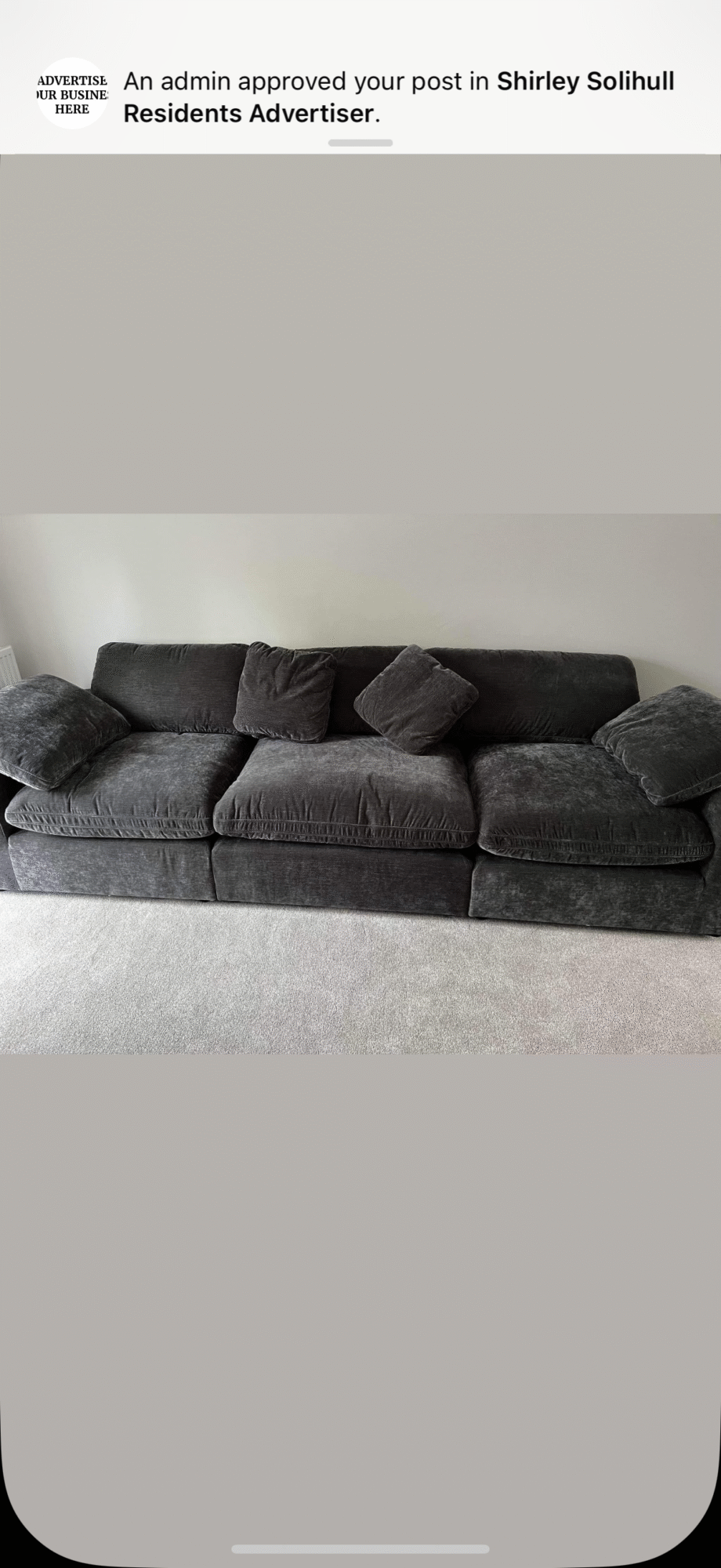 Savoy 3 seater sofa