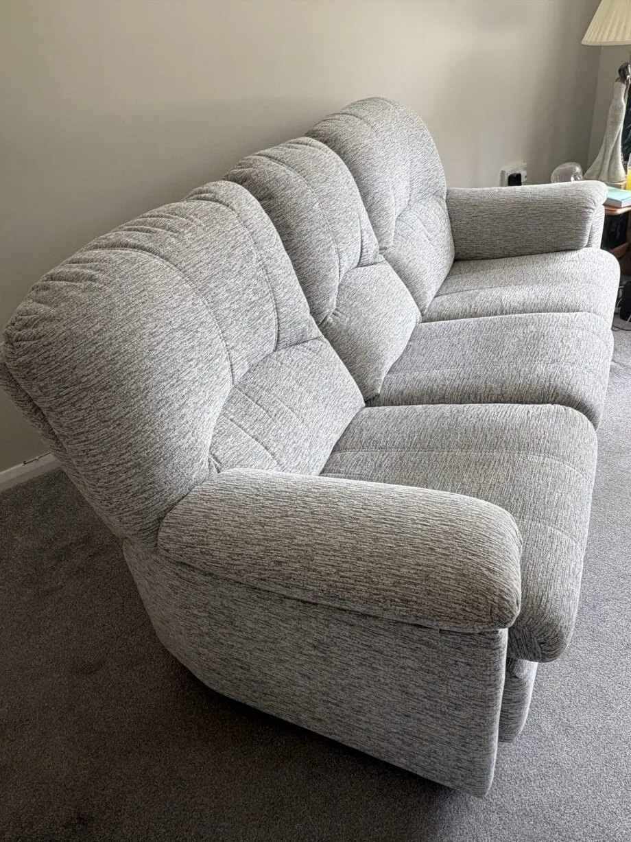 Bradbeers G-Plan 3 seater sofa + leg riser armchair