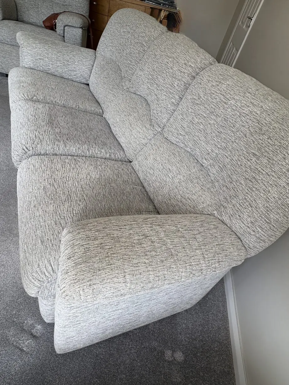 Bradbeers G-Plan 3 seater sofa + leg riser armchair