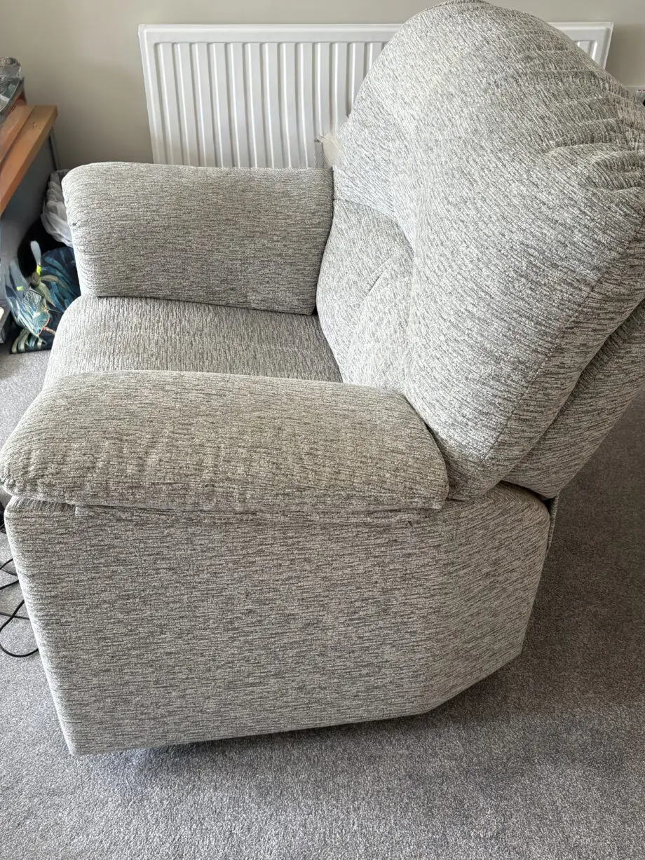 Bradbeers G-Plan 3 seater sofa + leg riser armchair