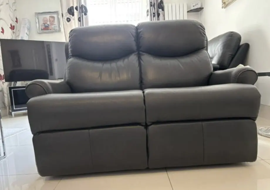 SCS g plan leather sofa
