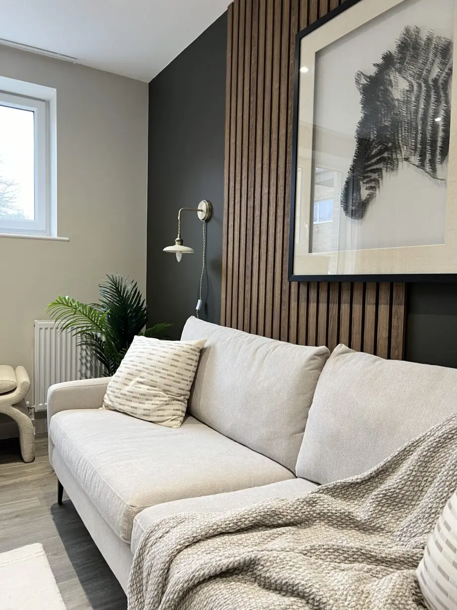 Brand New David Phillips 3 seater Beige sofa.
