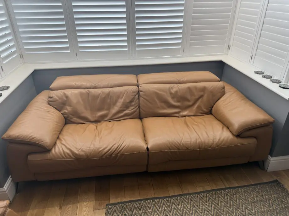 DFS Caldo 3 and 2 Seater Power Recliner
