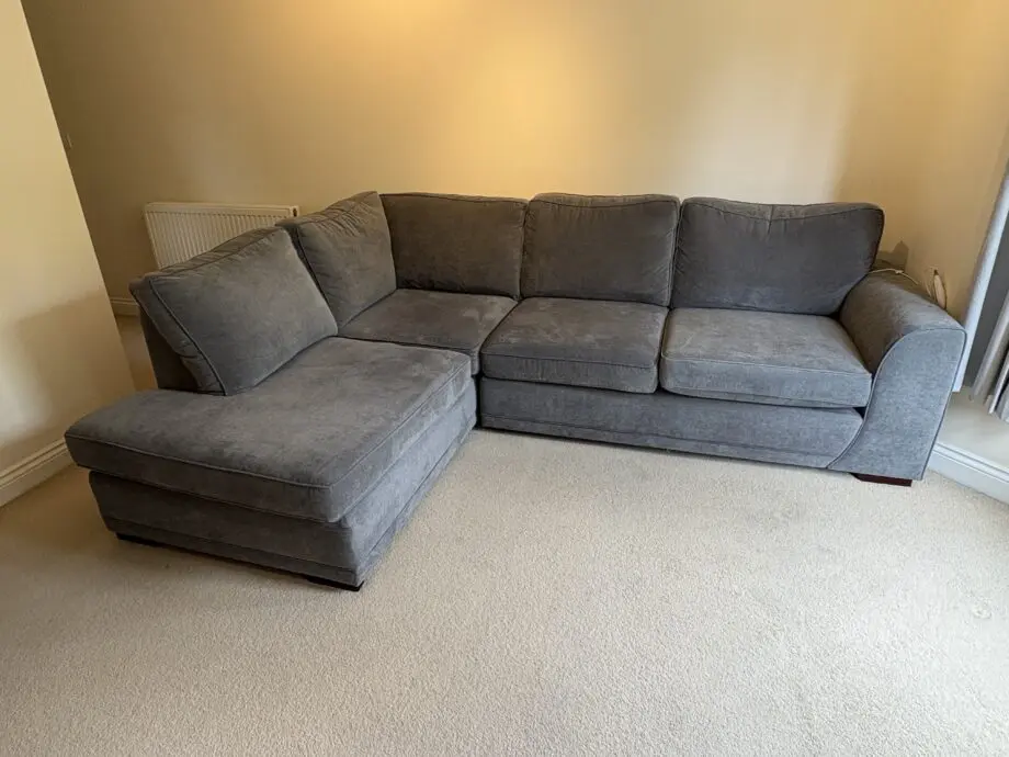 DFS GREY ORKA CORNER SOFA