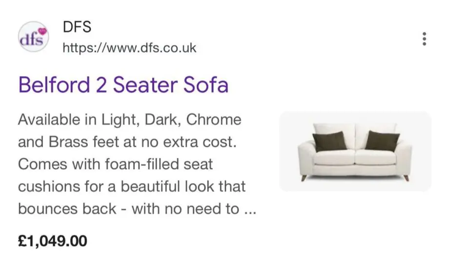 DFS Belford 5-Piece Sofa Set